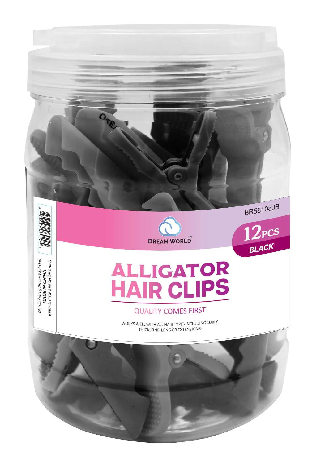 DREAM CLIP ALLIGATOR 12PC/JAR