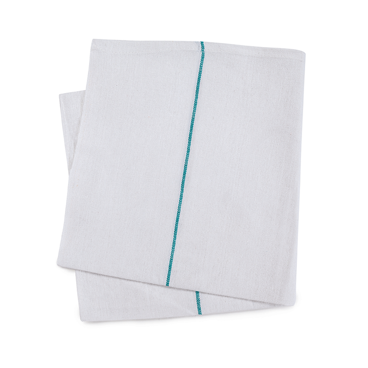 American Dawn Barber Towels Green Stripe