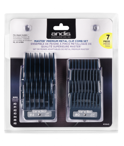 Andis Master Premium Metal Comb Set