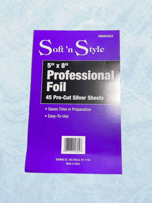 Soft’n Style Foil 45 Pre-cut Silver Sheets