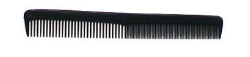 7" Styling Comb w/Inch Marks single