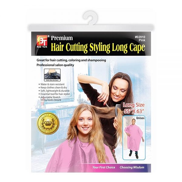 Luxury Hair Cutting Styling Long Cape with Hook Clousure