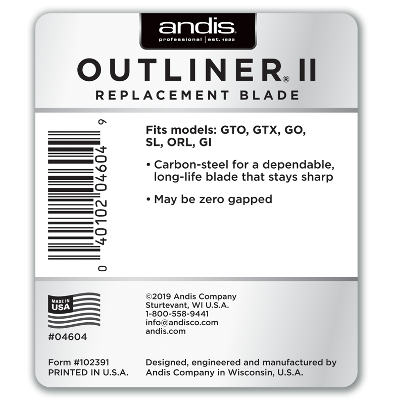 Andis Outliner® II Replacement Blade