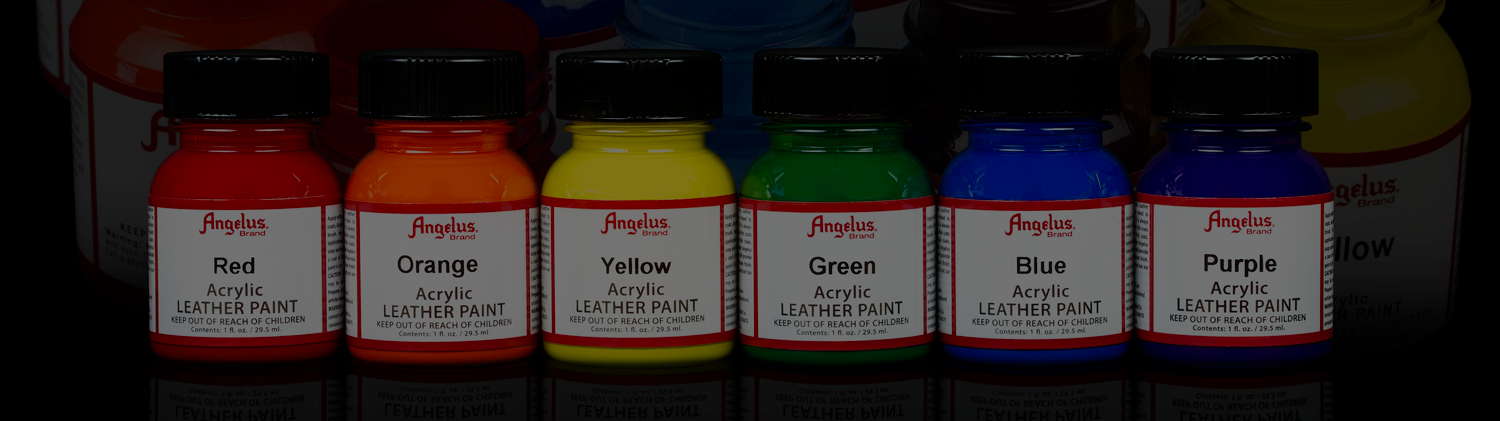 Angelus Acrylic Leather Paint - Purple, 1 oz
