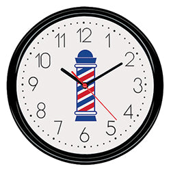 Burmax Barber Pole Clock