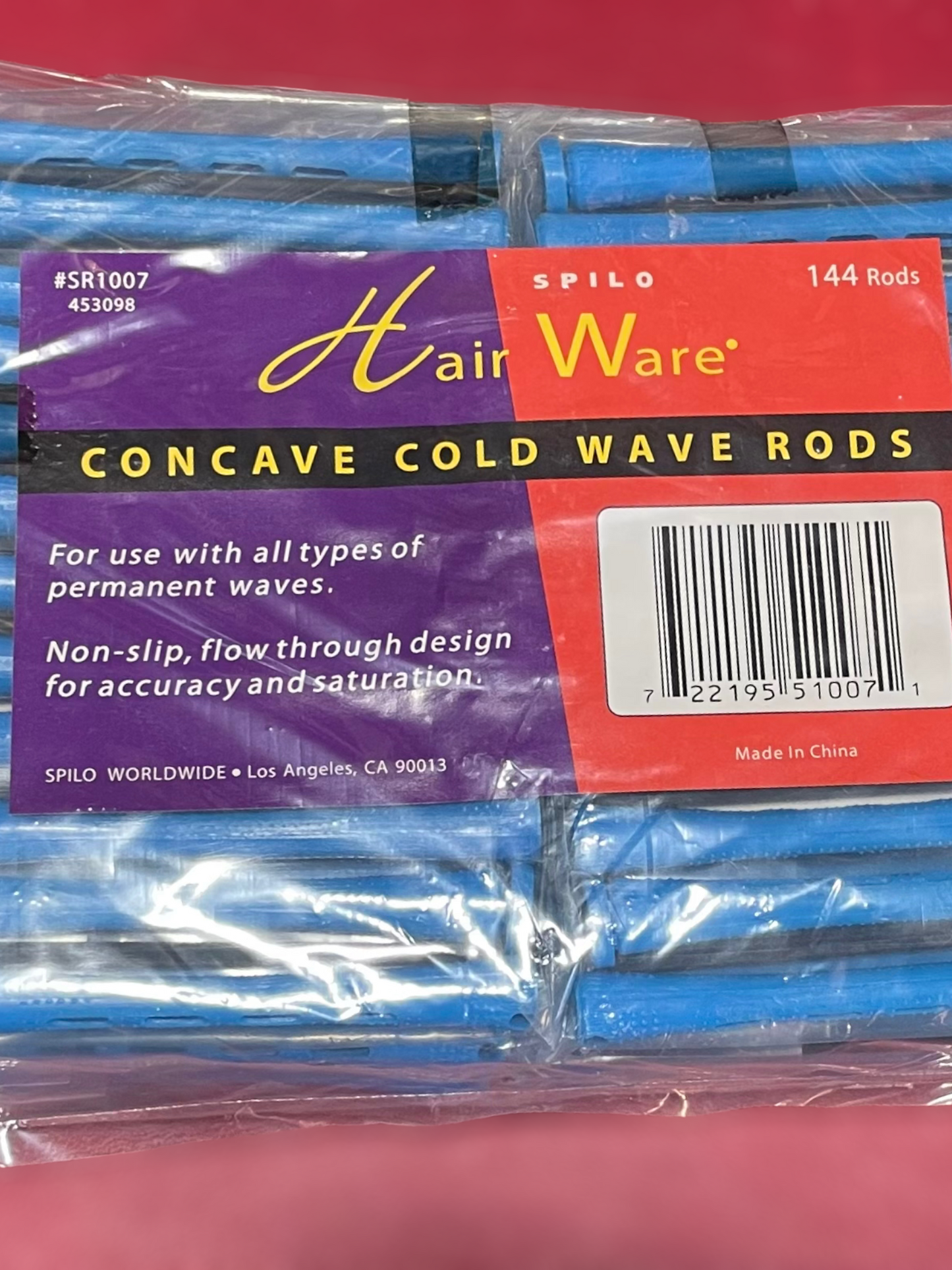 Spilo Hair Ware Concave Cold Wave Rods